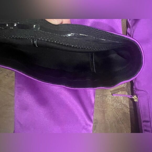 Aquazurra Satin over the knee boots size 38 (US size 7.5) NWT - Picture 14 of 16